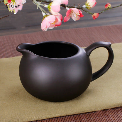 Yixing Purple Clay Fair Cup Cha Hai Master Teacup Handmade Tea Set Accessories