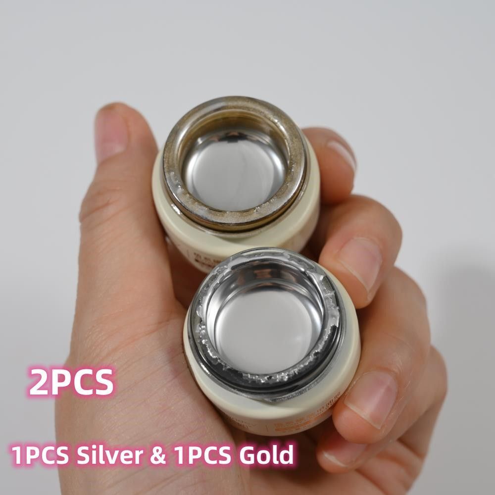 Nail Polish 8ml Jars Silver Gold Mirror Metallic Lacquer UV Gels Soak Off Paints