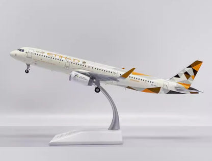 1:200 JC Wings ETIHAD AIRBUS A321 Passenger Airplane Diecast Aircraft Model