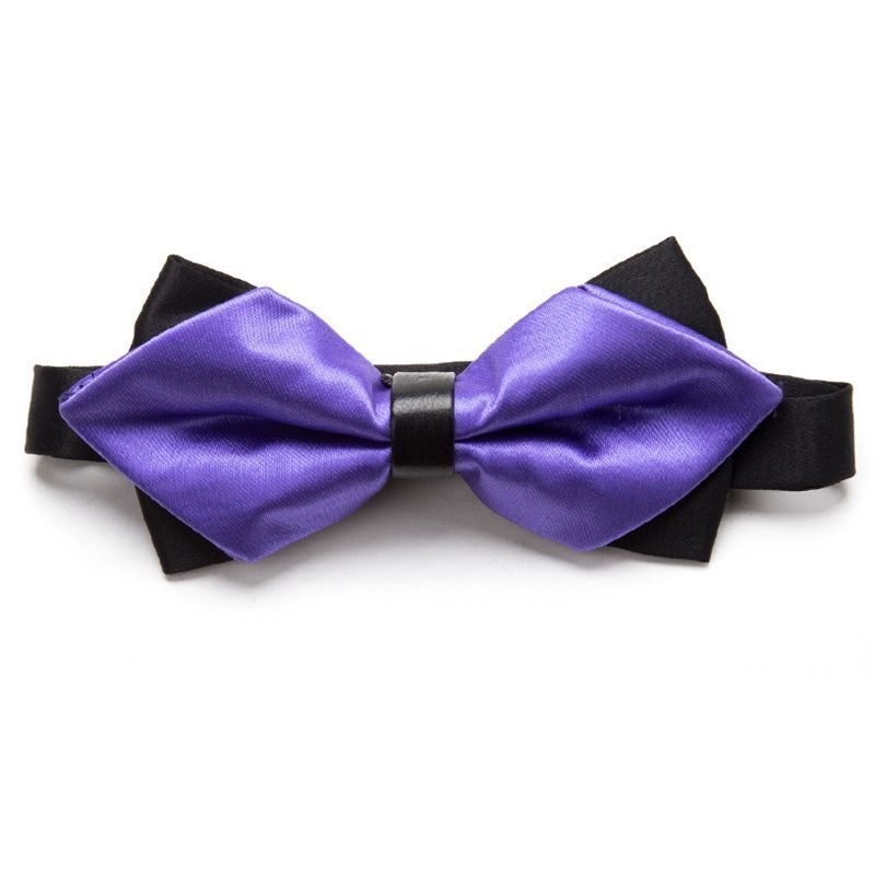 Men Ties Solid Fashion Butterfly Party Wedding Black Red Boys Girl Formal Bowtie