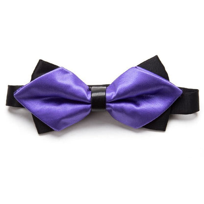 Men Ties Solid Fashion Butterfly Party Wedding Black Red Boys Girl Formal Bowtie