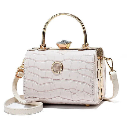 Women Shoulder Bag PU Female Handbag Plaid Crossbody Bags