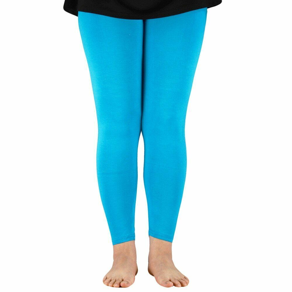 Women Leggings Plus Size Elastic Waist Casual Bamboo Fiber Stretch Pants Workout