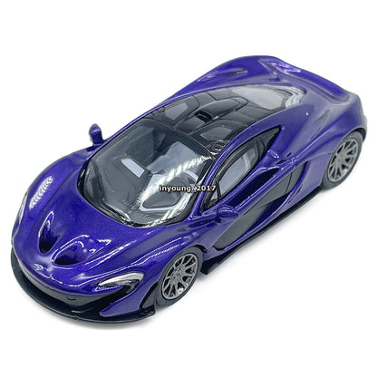 1/64 2013 Mclaren P1 Model Toy Car Diecast Toy Vehicle for Kids Adults Purple
