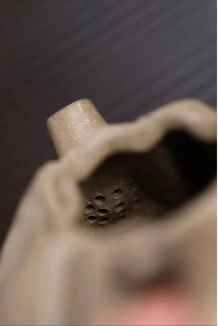 130cc chinese Yixing Handmade Zisha teapot Duan Clay LianPeng Gongfu Hu Tea Pot