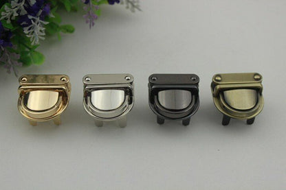 DIY Bag Handbag Clasp Turn Twist PurseHardware Lock Buckle Metal Bag Accessories
