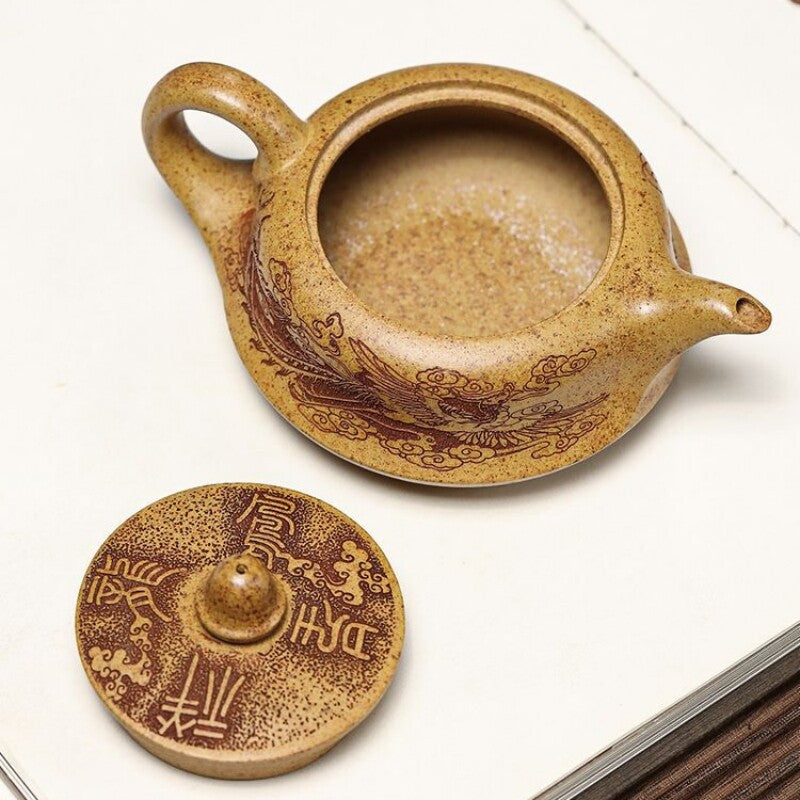 Marked Tea Pot Certificate Paper Real Yixing Zisha Duan Clay 10 Infuser Holes