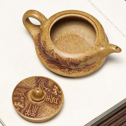 Marked Tea Pot Certificate Paper Real Yixing Zisha Duan Clay 10 Infuser Holes