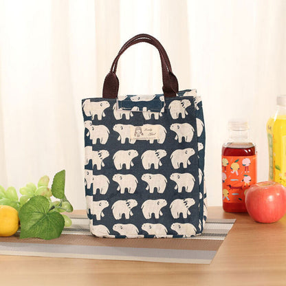 Box Bag Female Picnic Lunch Bags for Women Kids Men Cooler Tote Bag