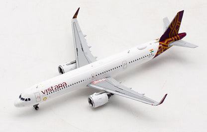 JC Wings VISTARA Airbus A321 NEO VT-TVA 1/400 diecast plane model aircraft