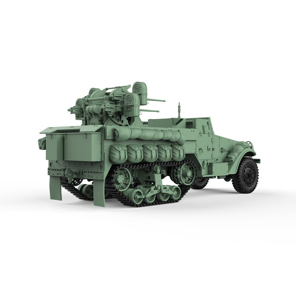 SSMODEL SS72553 1/72 Military Model Kit US Multiple Gun Motor Carriage M13 SPAA