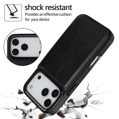 Wallet Case for iPhone 17e 17 16 15 14 13 12 11 Pro Max XS Leather Card Holder