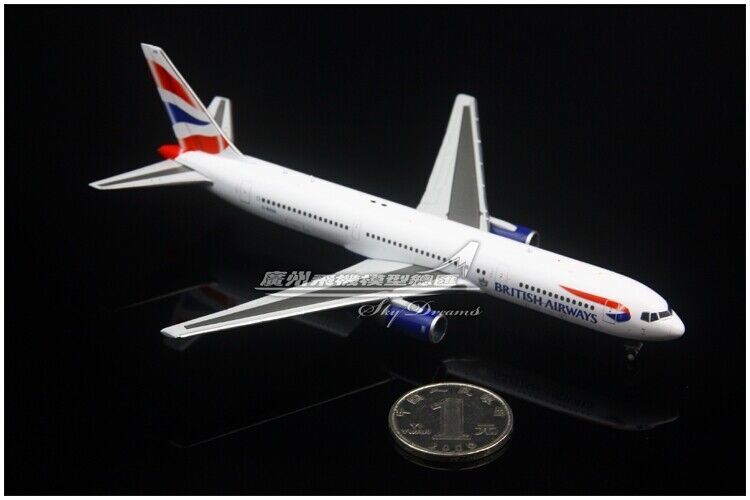 1:400 JC WINGS BRITISH AIRWAYS BOEING 767-300ER Passenger Airplane Diecast Model