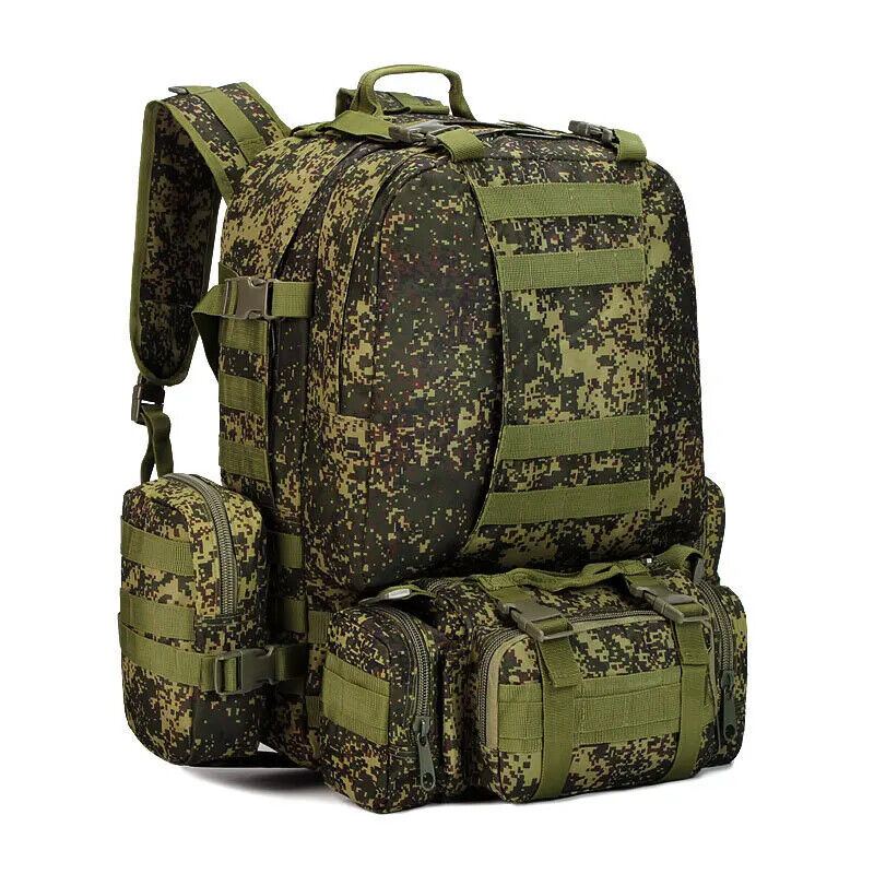 50L Tactical Backpack Backpacks Sport Bags Outdoor Trekking Camping Rucksack