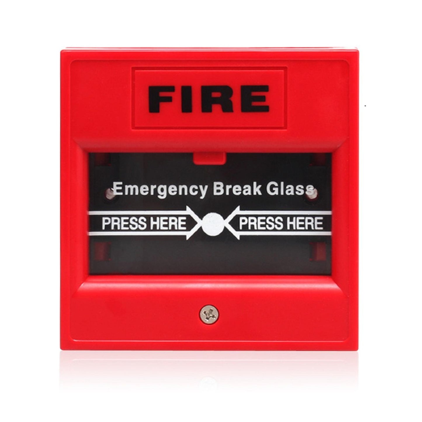 24-220VDC Emergency Button Fire Alarm Door Break Release Glass Exit Switch Kit q