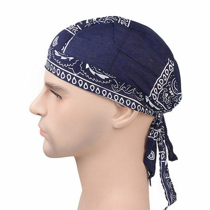 Cycling Head Scarf Quick Dry Bandana Hat Bike Cap Summer Running Riding Cotton