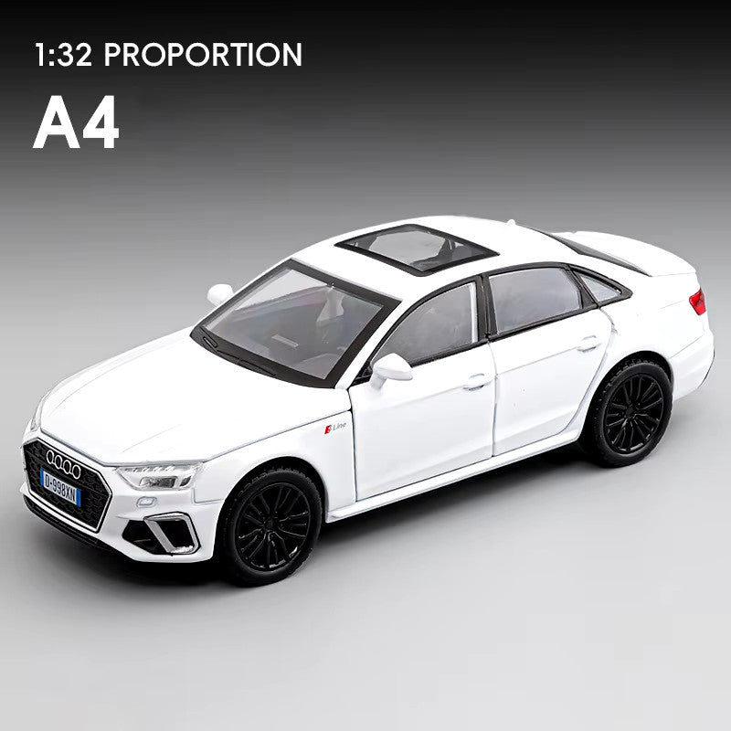 1:32 2024 AUDI A4 Alloy Car Model Diecast Metal Vehicles Car Model High Simulati