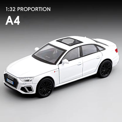 1:32 2024 AUDI A4 Alloy Car Model Diecast Metal Vehicles Car Model High Simulati