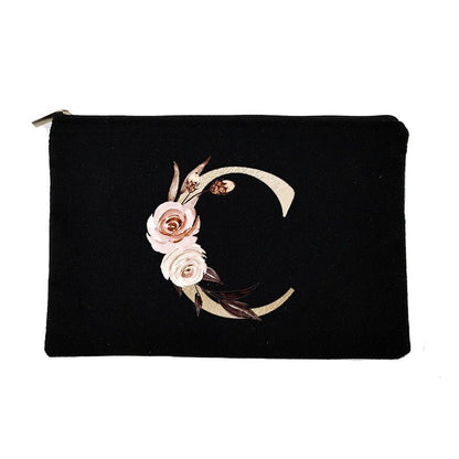Makeup Bag Letter Print Traveling Case Organizer Storage Pouch Purse 14*22*14 CM