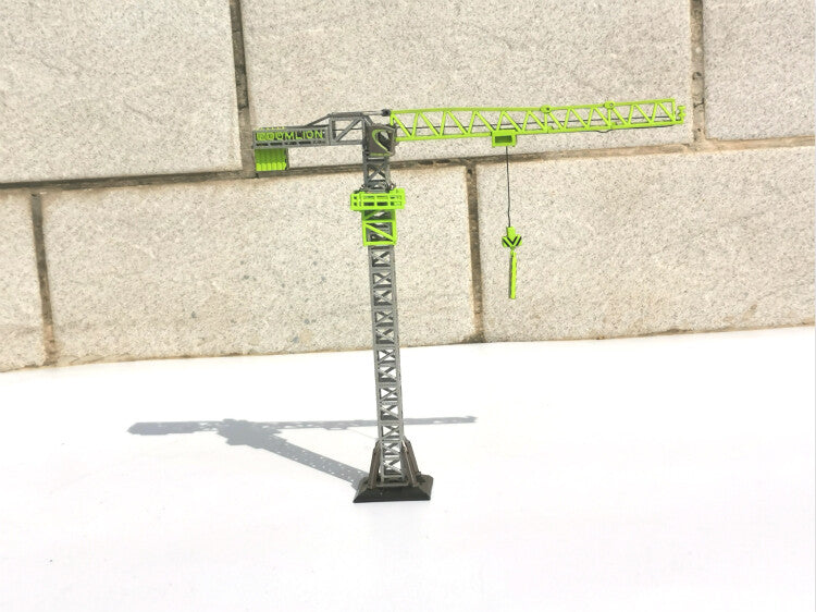 1:160 ZOOMLION T7020-12 Tower Crane Construction Machine Equipment Diecast Model