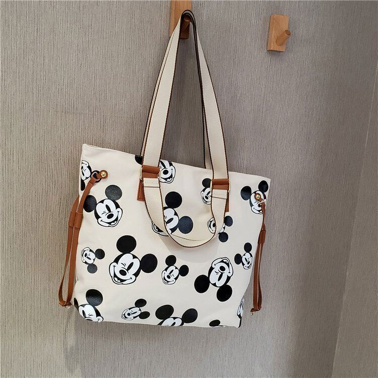 Cute Disney Mickey Mouse Fashion Canvas bag large capacity tote bag shoulder bag
