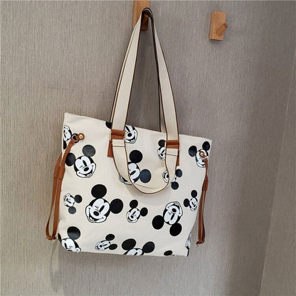 Cute Disney Mickey Mouse Fashion Canvas bag large capacity tote bag shoulder bag