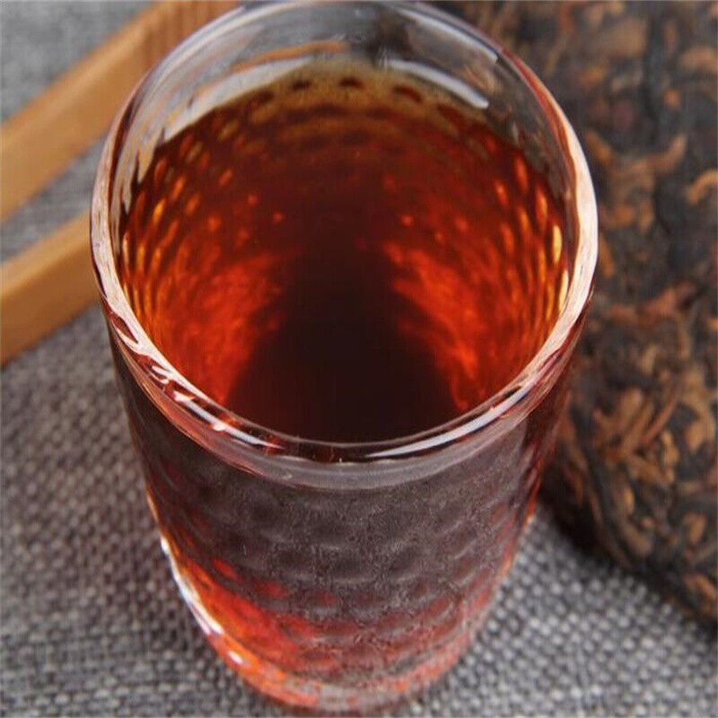 357g 2022 Haiwan Shu Puerh Tea MengHai QiZiBing Ripe Puer Tea Cake