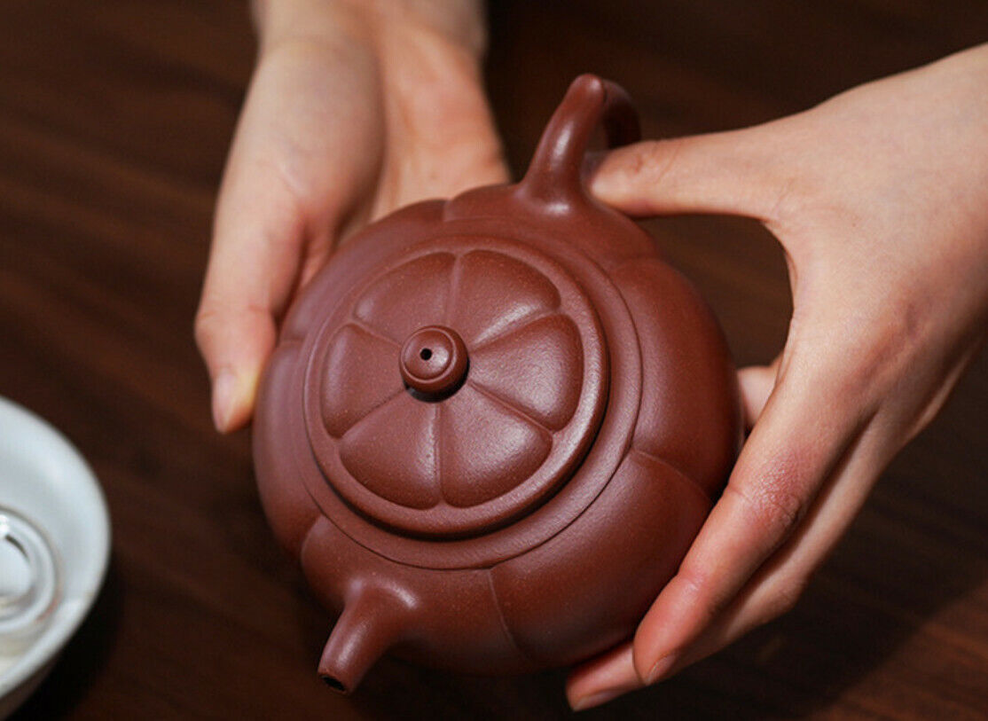 280cc China Yixing Handmade Purple Clay Teapot Jiangbao Clay ChanYi Gongfu Teapot-