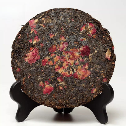 100g High-quality Yunnan Dianhong Tea Double-petaled Red Rose Tea Cake Tea Leaf