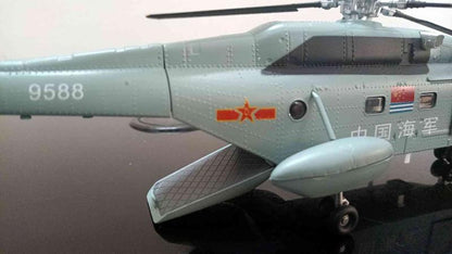1:60 33CM China Navy Z-8 Armed Helicopter Plane Diecast Military Aircraft Model