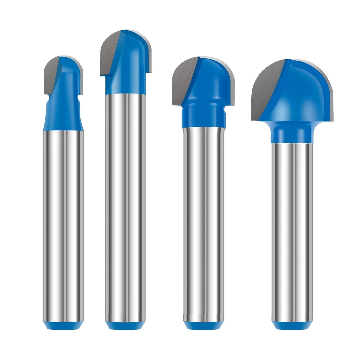 4PCS/Set 1/4 Inch Shank Round Nose Router Bit Core Router Bit Replacement