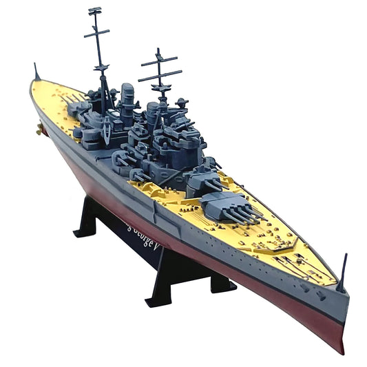 22.8cm Diecast Alloy 1/1000 Scale WWII King George V Battleship Model Collection
