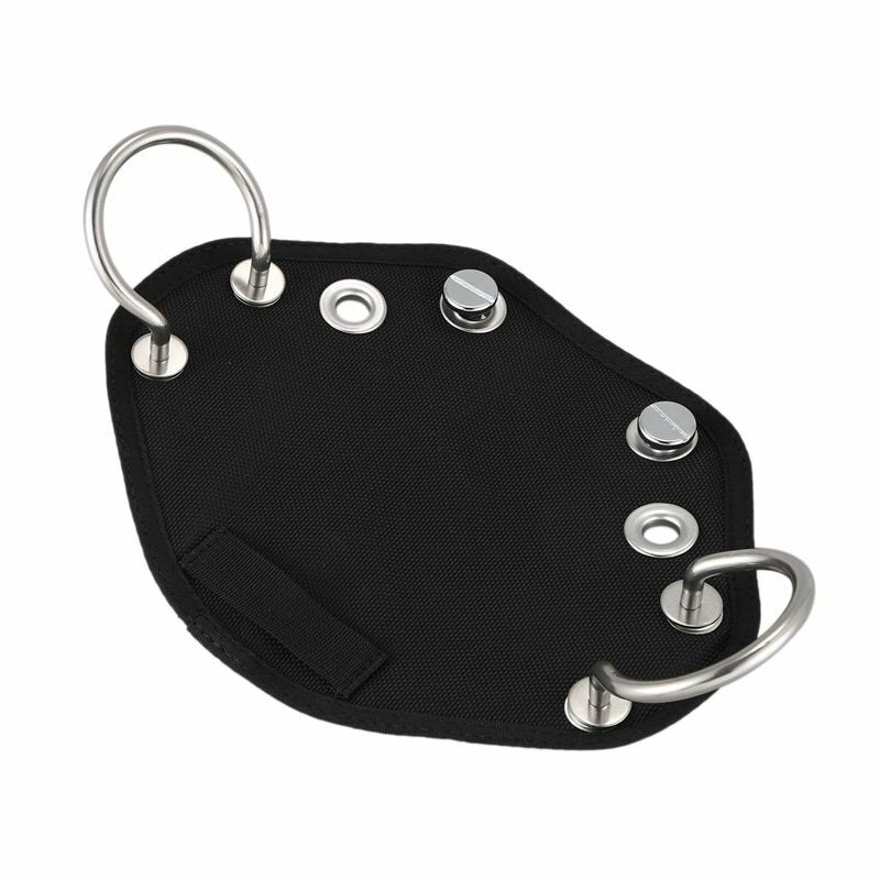 Scuba Diving Sidemount Buttplate BCD Accessories Hanging Board Bolts Nylon Black