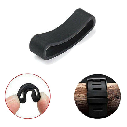 Lightweight Silicone Watch Wrist Hoop Band Locker Ring For Suunto Core & Ambit F
