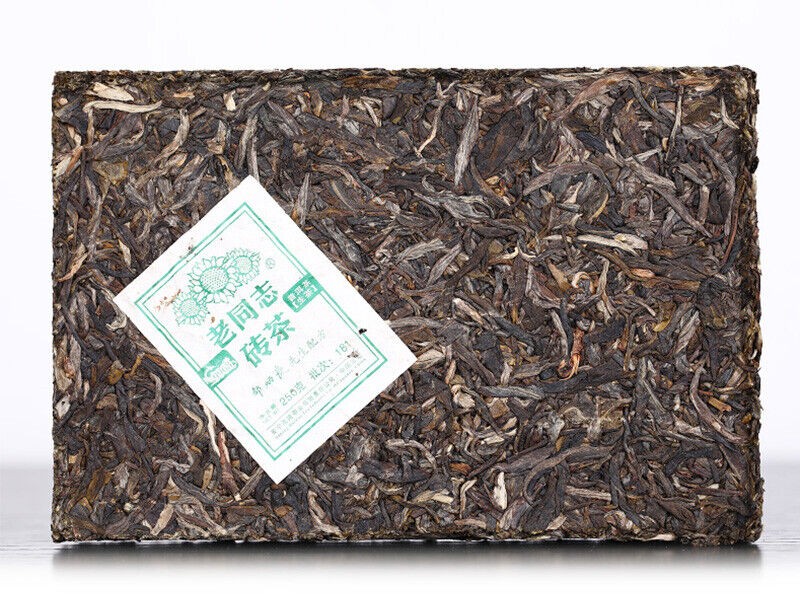 Haiwan Old Comrade 2018 Chinese Tea 9968 Batch 181 Shen Puer Tea Brick 250g