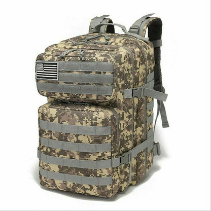 Man Army Tactical Backpacks Assault Bags Outdoor Pack Camping Hunting Bag