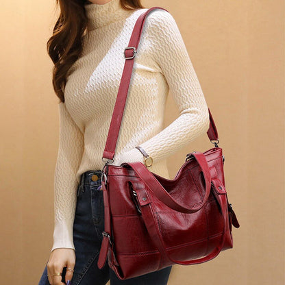 Women Vintage Handbag Purse Large Shoulder Messenger Bag Luxury Crossbody Pouch