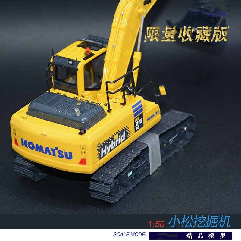 1:50 KOMATSU HB215LC-2 Hybrid Excavator Construction Machine Diecast Model