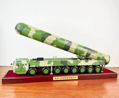 1:40 DF-41 Intercontinental Strategic Nuclear Missile Launcher Diecast Model
