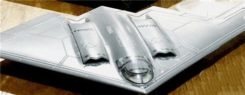 FLOZ U.S. Air Force B-2A stealth bomber Spirit 1066 1/200 Pre-builded Model