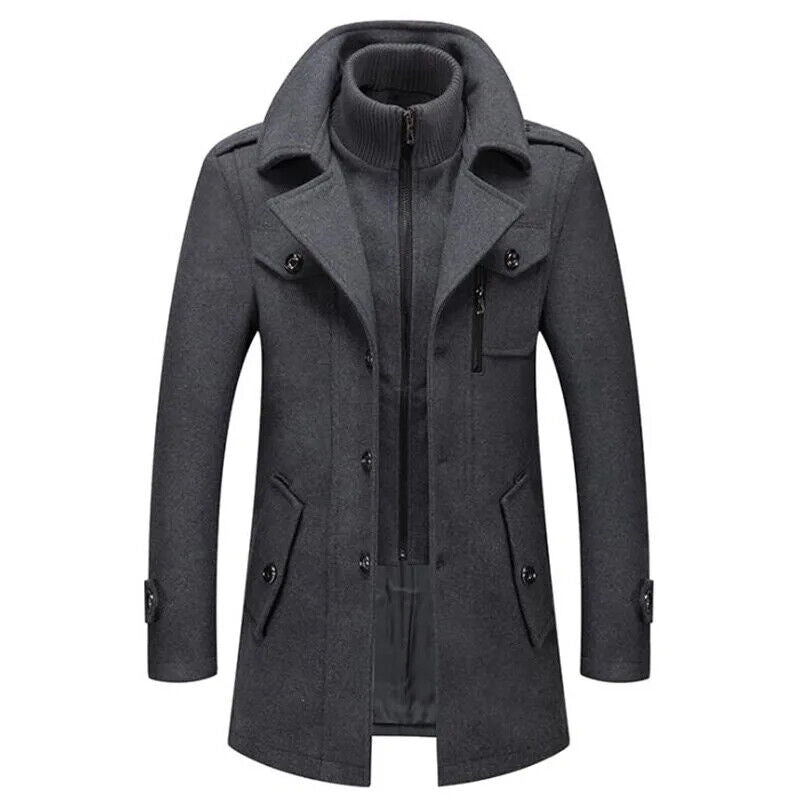 Men's Jackets Winter Autumn Coat Casual Jacket Streetwear Male Overcoat
