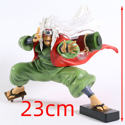 Anime Naruto Jiraiya Shima Fukasaku PVC Action Figure Model Toy Statue Doll Gift