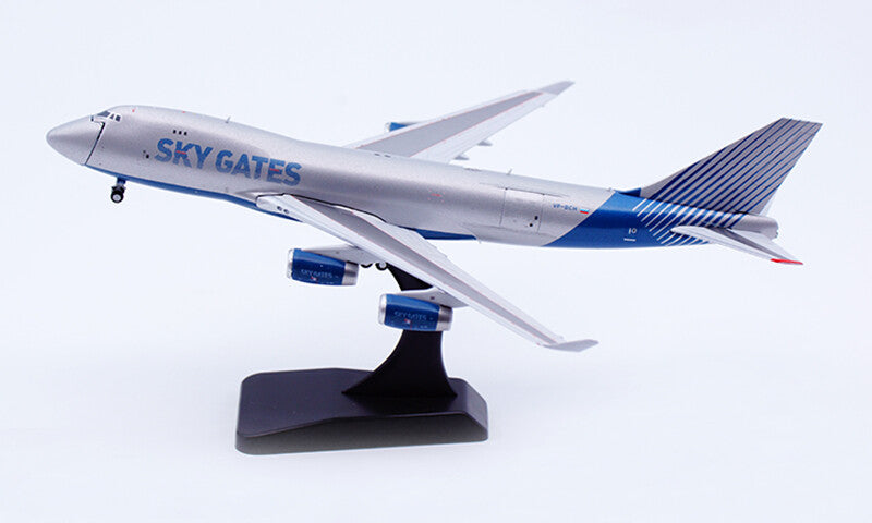 1:400 JC Wings SKY GATES BOEING 747-400F Airplane Diecast Plane Aircraft Model