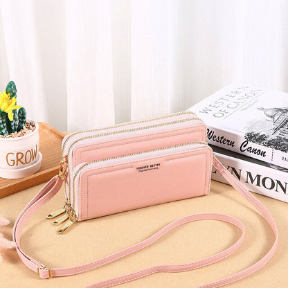 Women's Small Crossbody Handbag Cellphone Shoulder Bag Clutch Wallet Purse USA