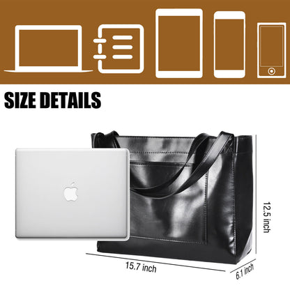 Women Tote Shoulder Handbag Leather Everyday Purse Large Shopper Crossbody Bag