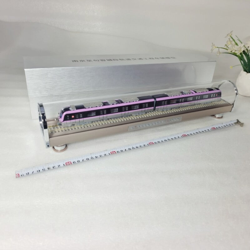 1:87 55CM Vehicle for Nanjing Intercity Rail Transit Project Train Diecast Model