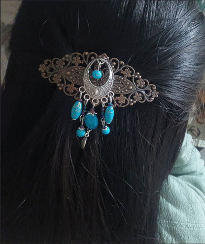 Victorian Vintage Tassel Hair Clip Spring Barrette Original Design