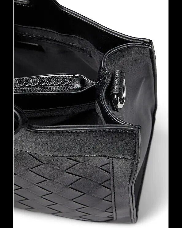 NEW! Nine West Ojai Carryall Satchel Black Women's Handbag Gift