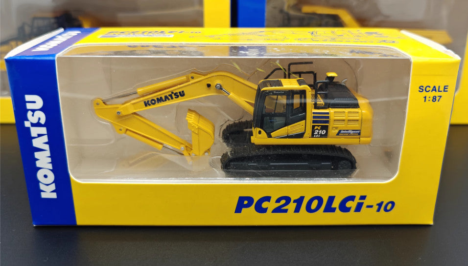 1:87 PC210LCi-10 Excavator Contruction Machine Equipment Diecast Metal Model