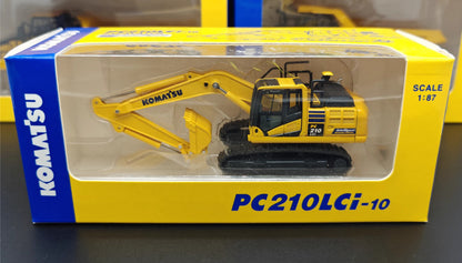 1:87 PC210LCi-10 Excavator Contruction Machine Equipment Diecast Metal Model